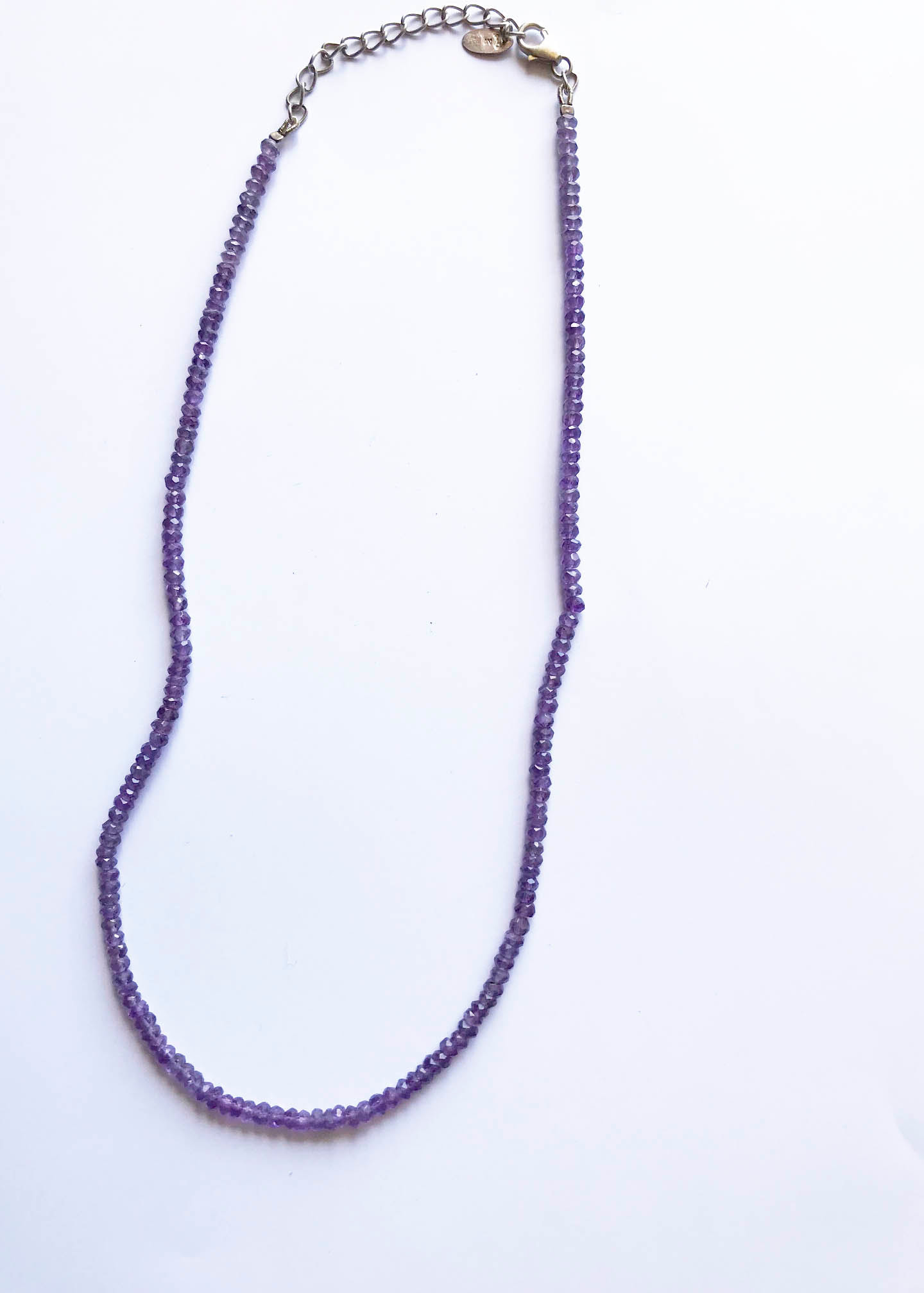 Amethyst Faceted Beaded Necklace - Shop Online